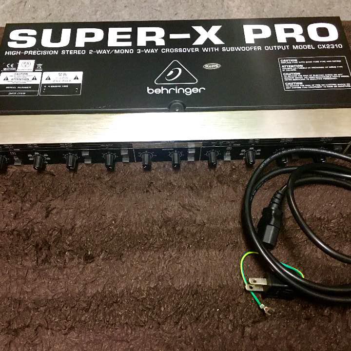 メルカリ チャンネルデバイダー behringer cx2310 super x pro