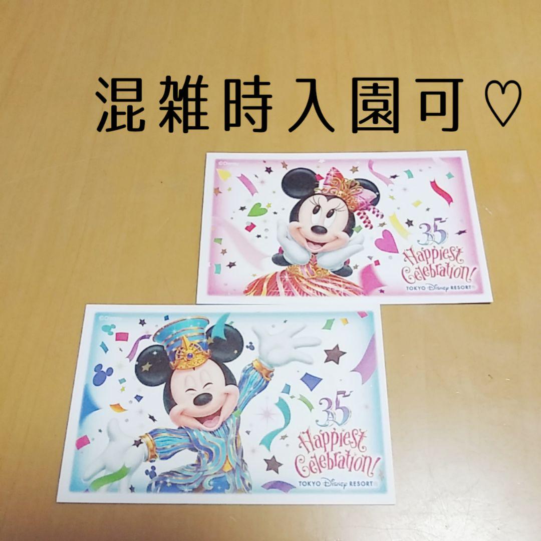 メルカリ - ディズニーチケット 混雑時入園保証 大人2枚セット 【遊園地
