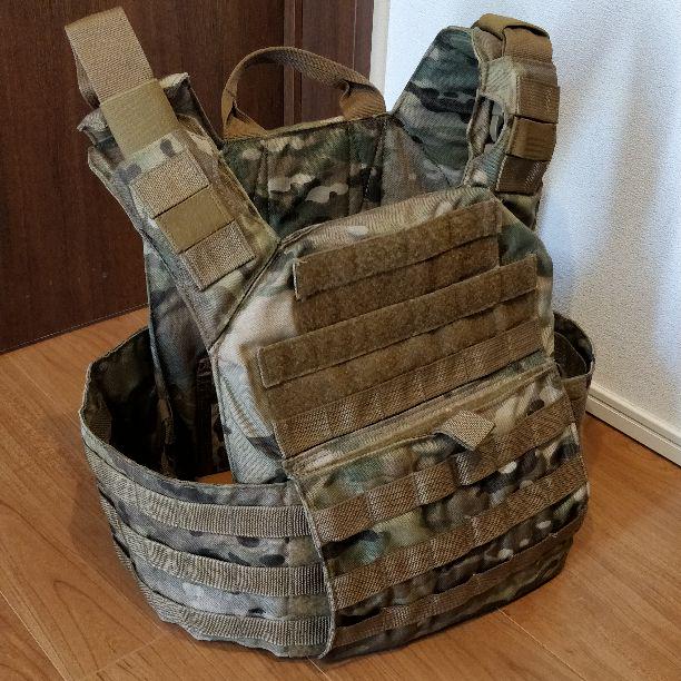 メルカリ 実物shell back banshee plate carrier マルチカム 個人