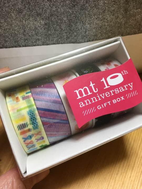 メルカリ mt 10th anniversary gift box 5本セット テープ