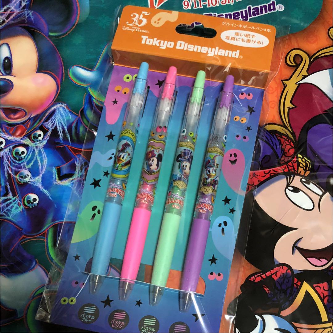 メルカリ - ディズニーランド ハロウィン ゲルインキボールペン 4本