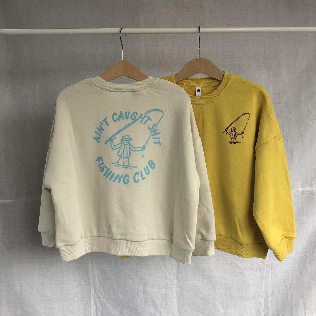 【男の子】韓国子供服　長袖プリントトレーナー／新品