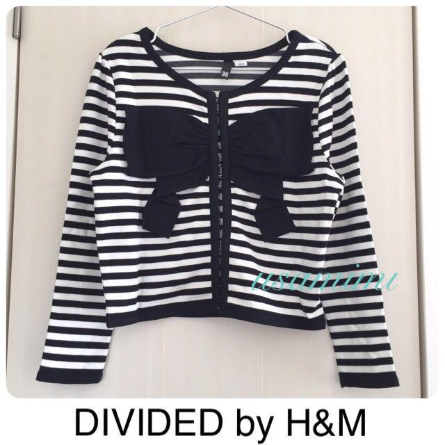 メルカリ divided by h m トップス カーディガン ノーカラージャケット