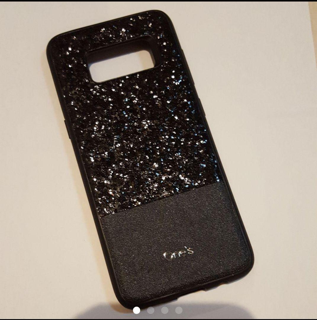 ブラック再入荷☆可愛いラメケース ギャラクシーs8ケース Galaxys8ケース