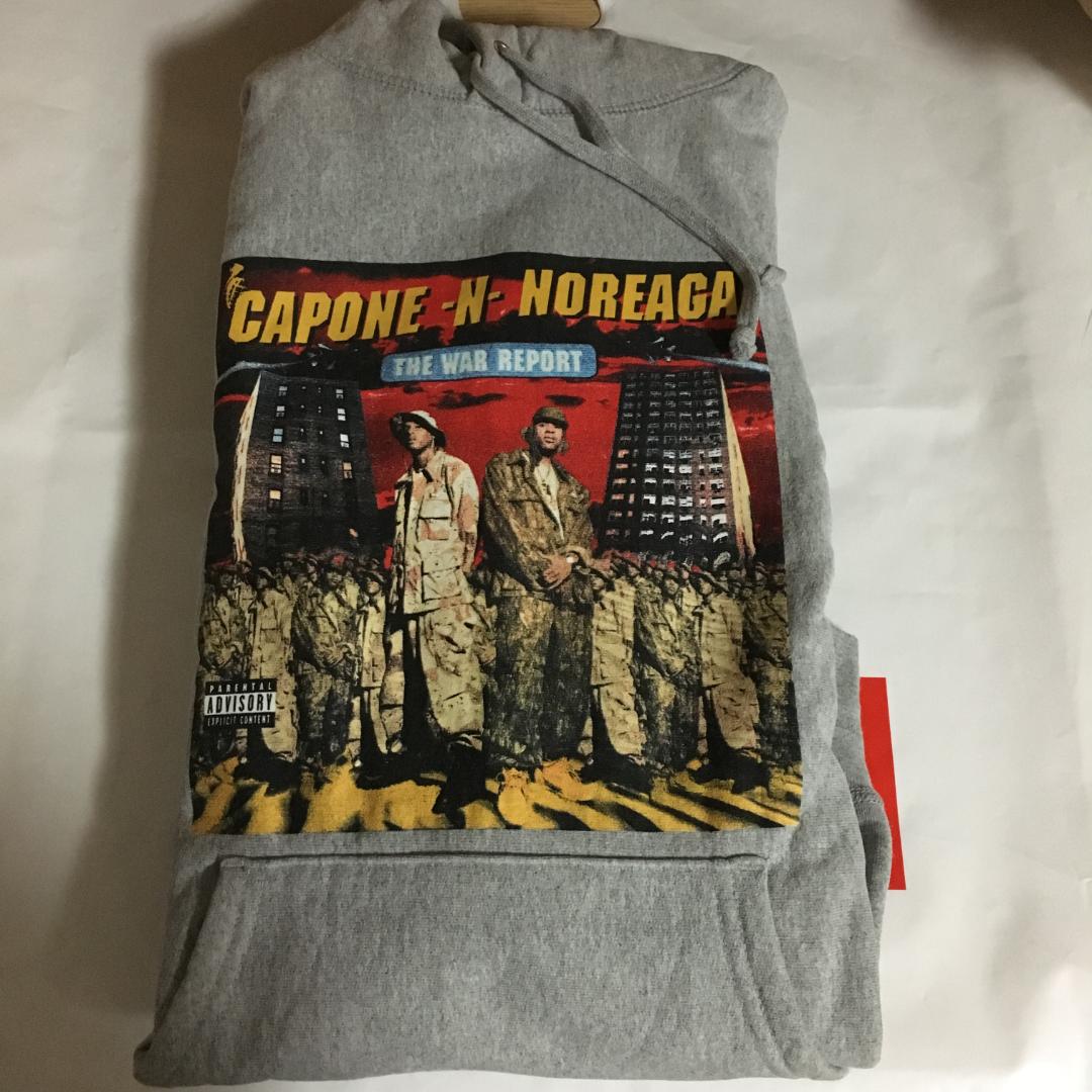 メルカリ supreme 16fw capone n noreaga パーカー グレー