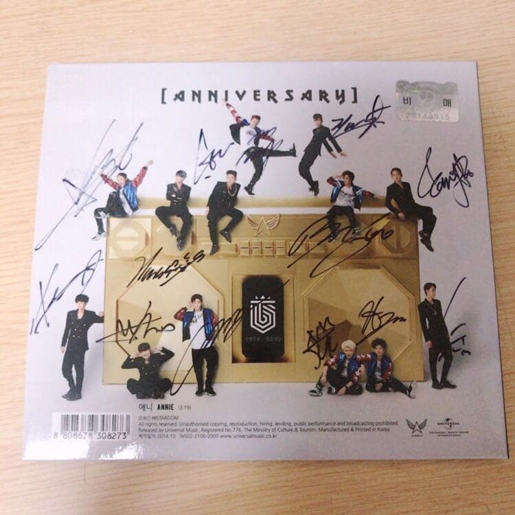 Signed album