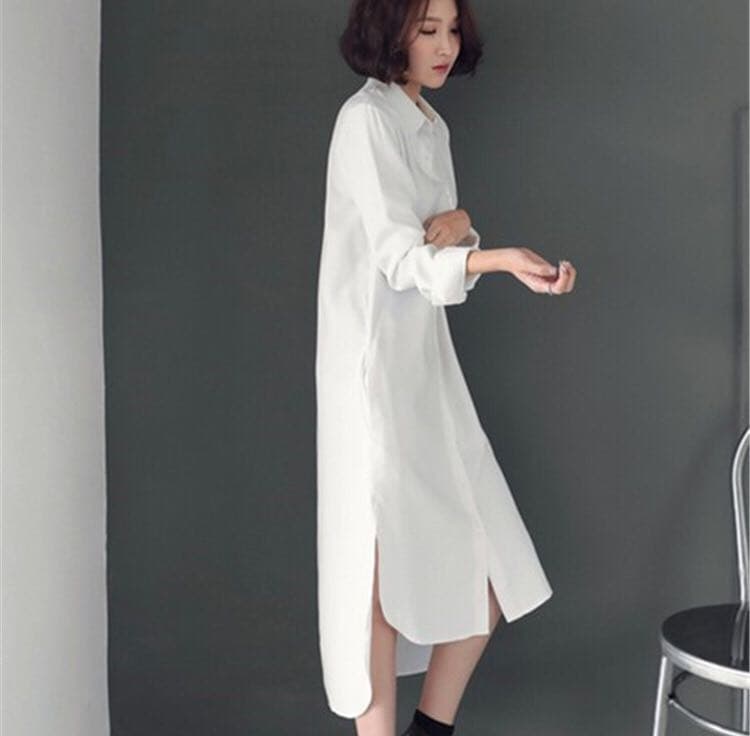 ベスト50 白 ブラウス ワンピース 人気のファッショントレンド