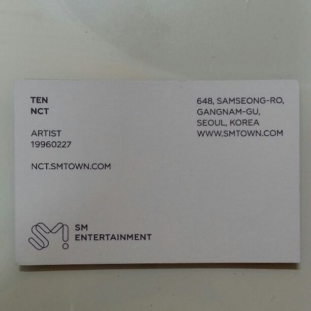 Ten Name card