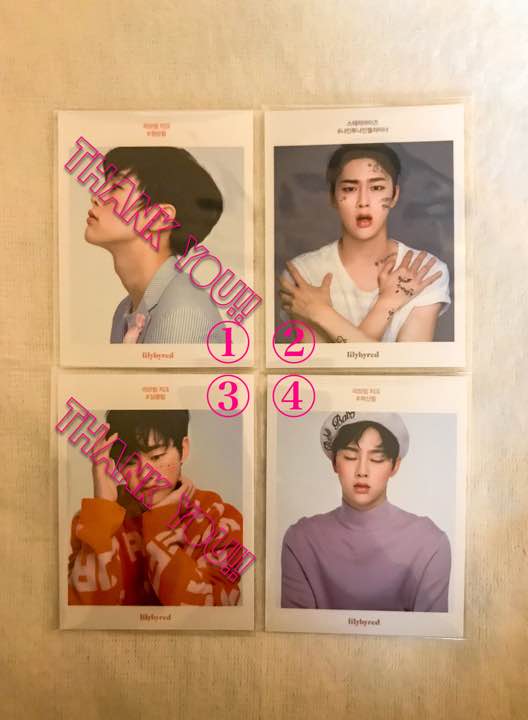 Love Beeh Cheek 05 Hot Orange Hyun Bin Photo Card