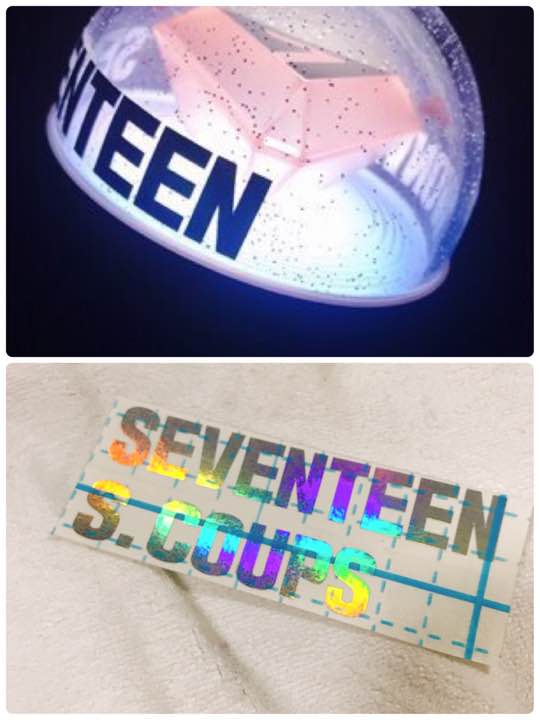 S.Coups Name Sticker
