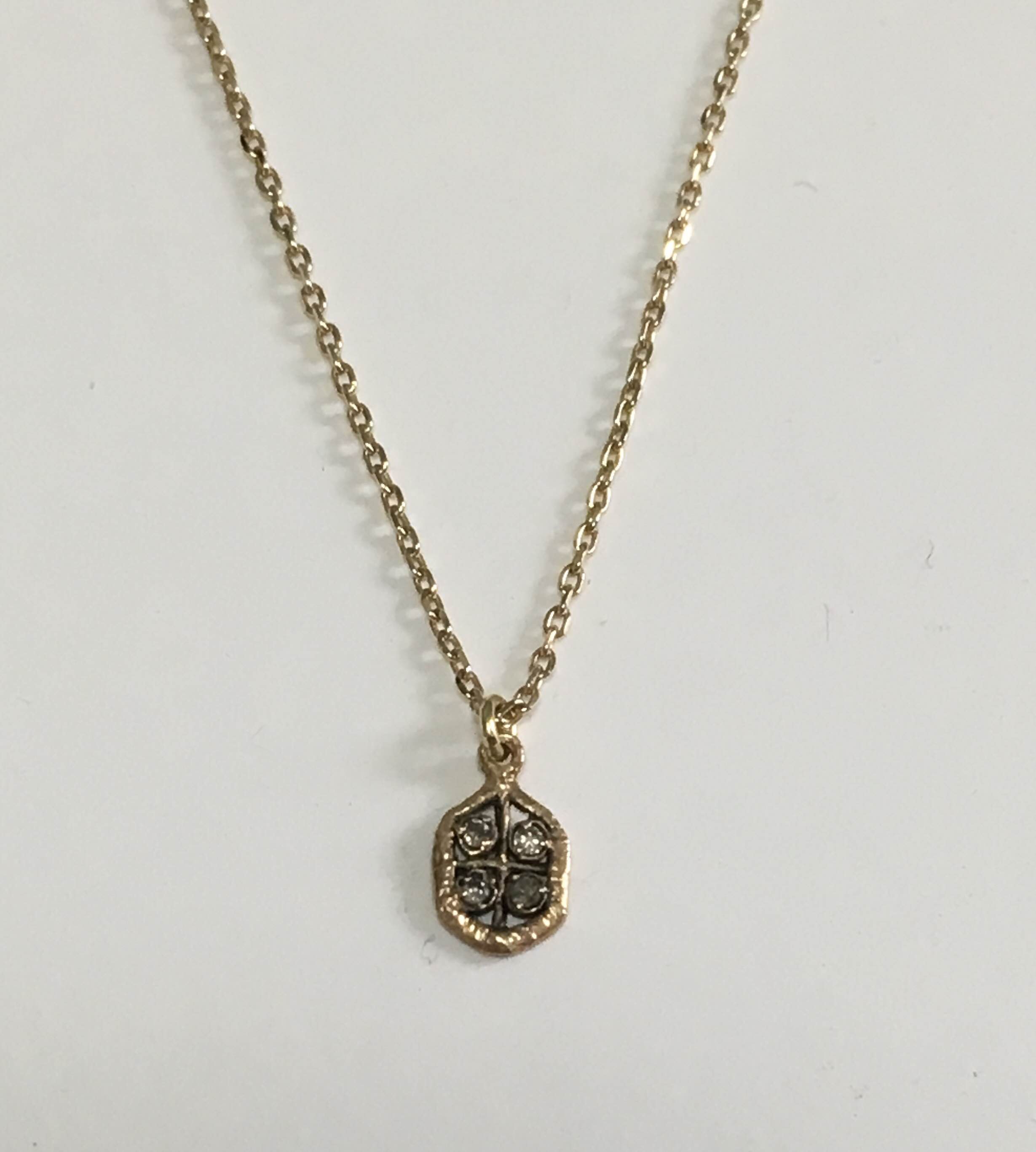 ⚫︎noguchi bijoux ⚫ ブラウンダイヤネックレス
