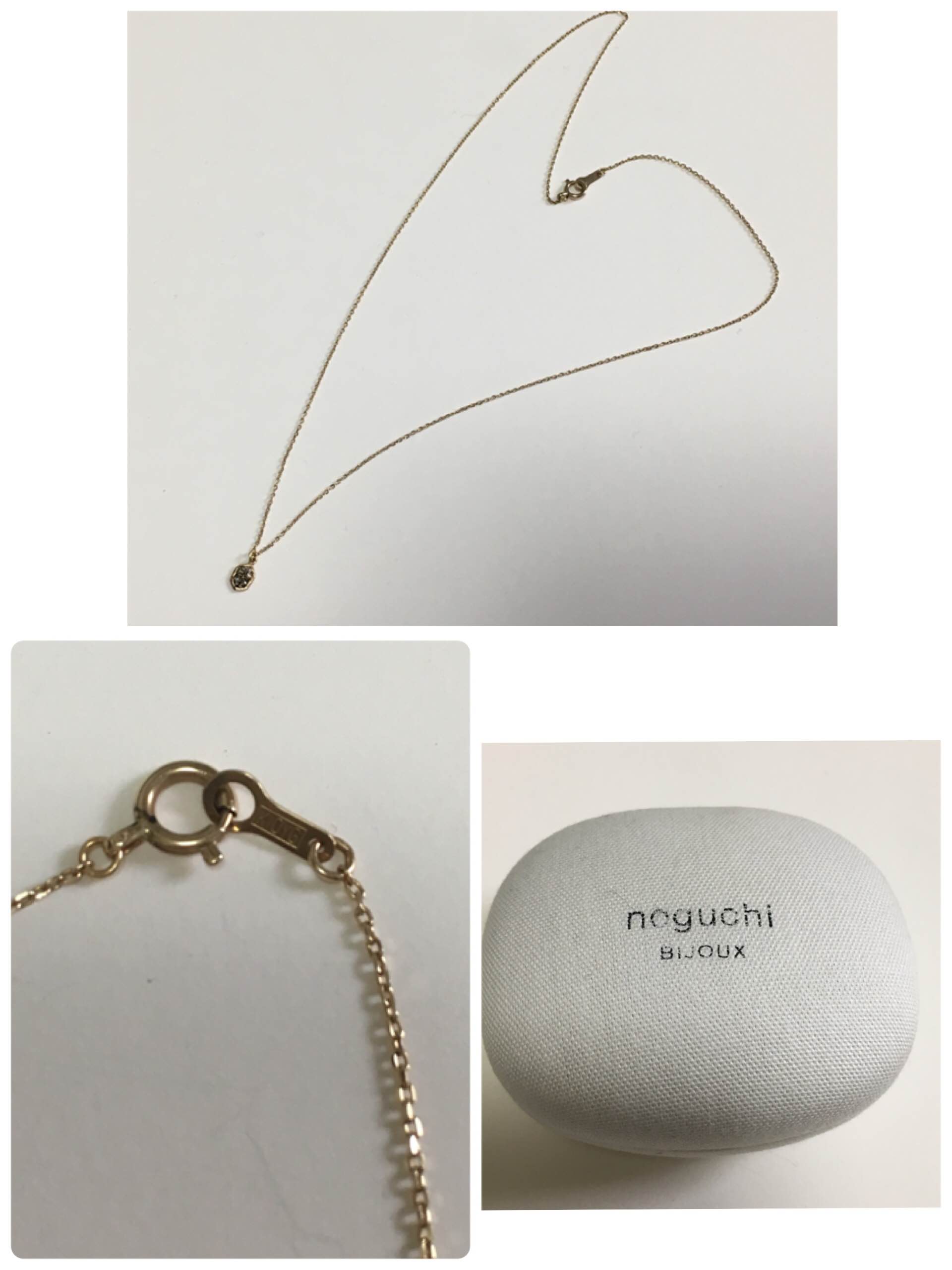 ⚫︎noguchi bijoux ⚫ ブラウンダイヤネックレス