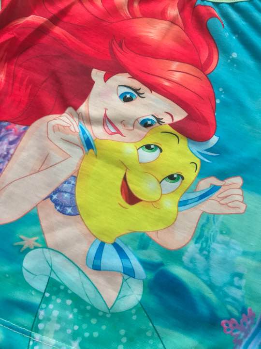 【新品】ディズニープリンセス アリエル Tシャツ 2T ビッグイラスト 半袖
