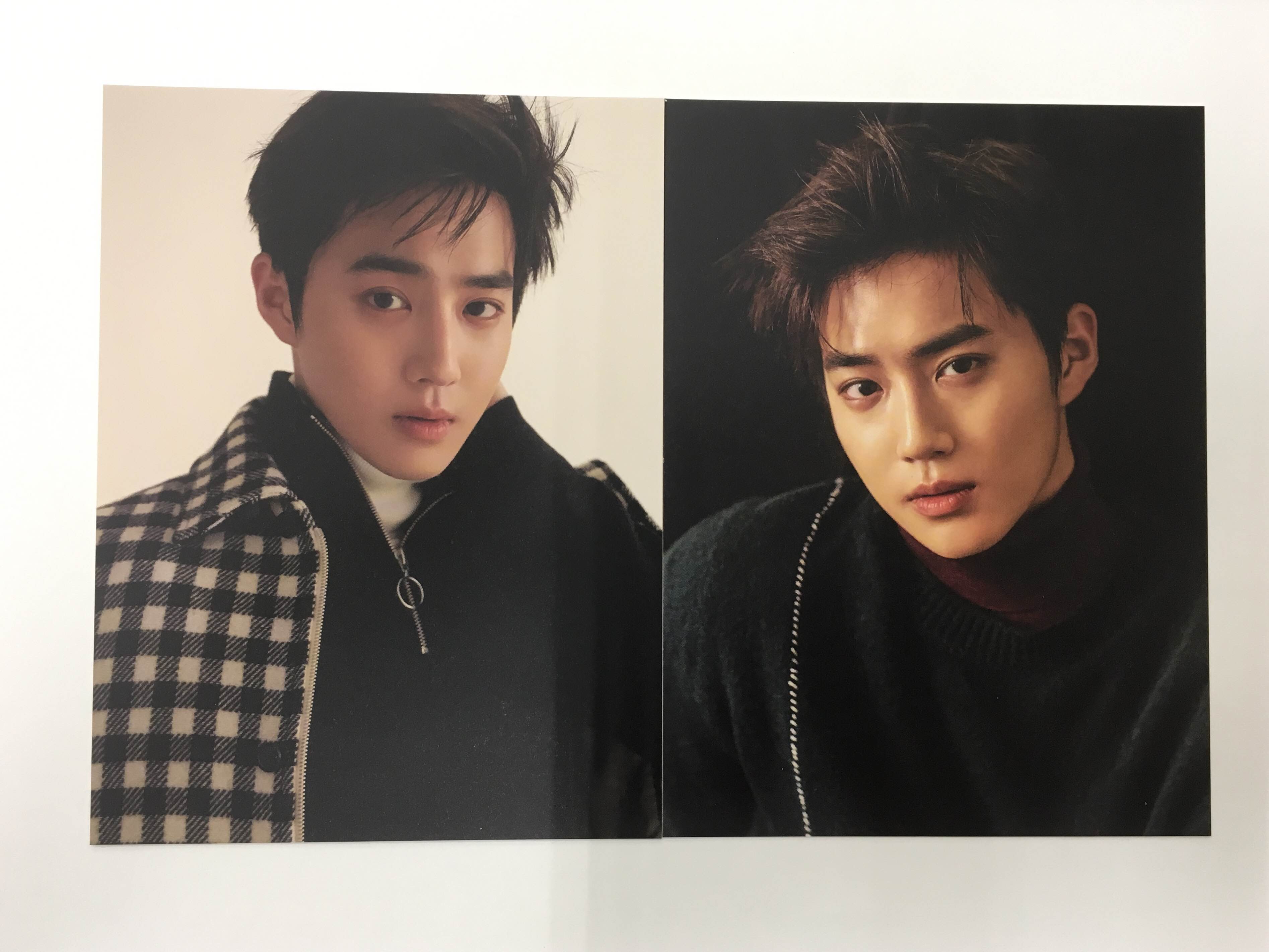 Suho For Life icecube postcard set