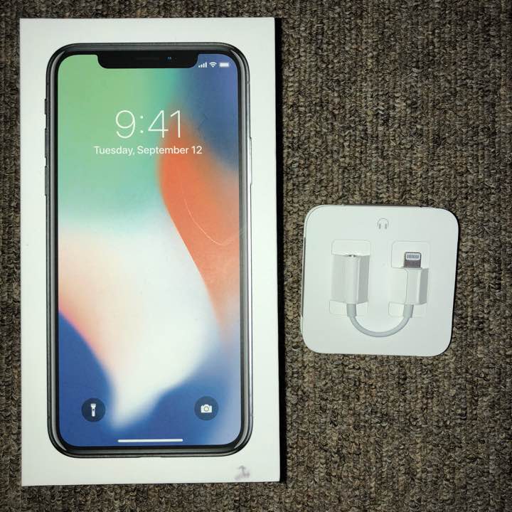 iPhone X イヤホン 変換アダプタ