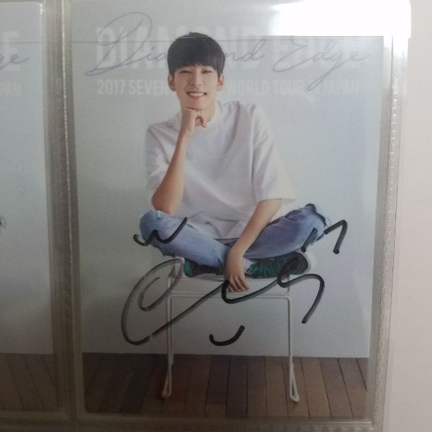 Wonwoo signed JPN trading card