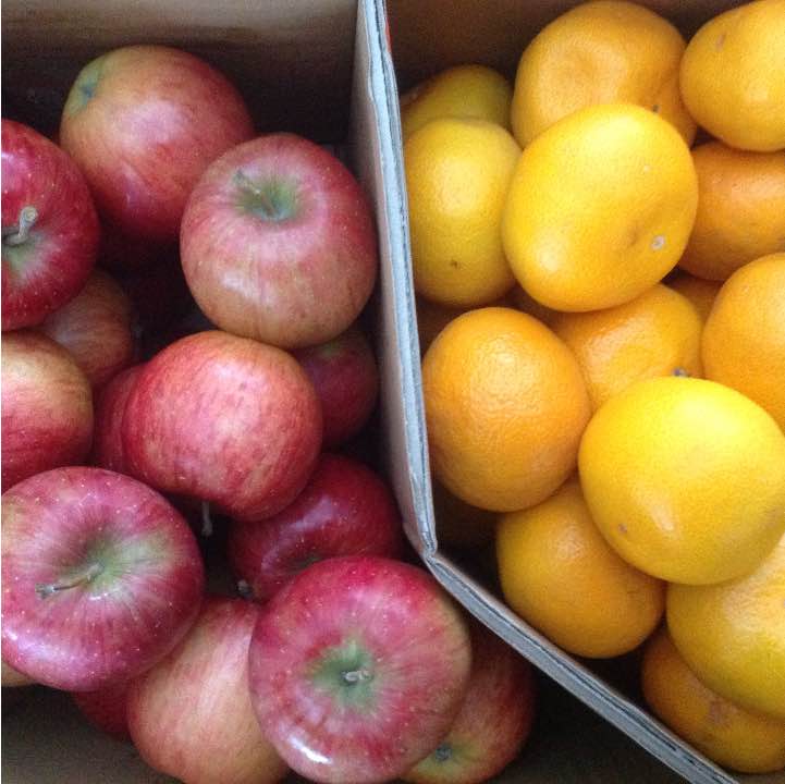 ♥︎お徳用リンゴ+みかんセット約10k[地域限定送料込]‼️超特価1980円‼️