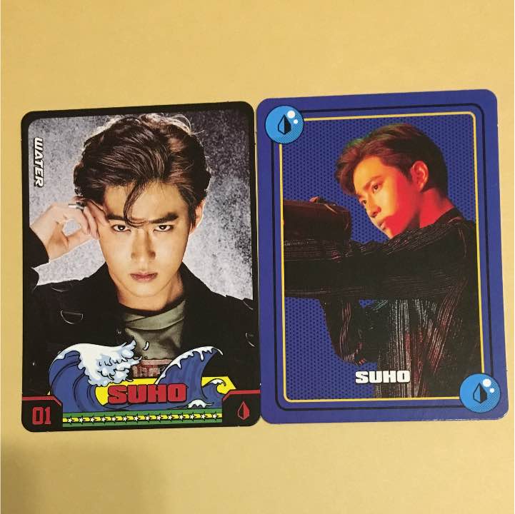 Suho matching cards