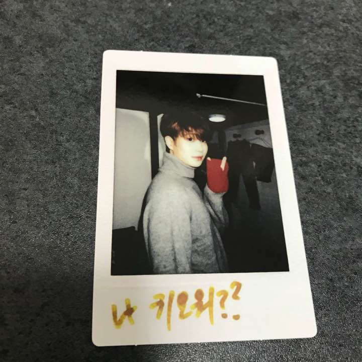 MJ polaroid trading card