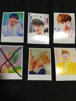 BTS グクテテ チェキ風写真セット