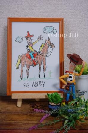 新品 トイストーリー ウッディー イラストフォト